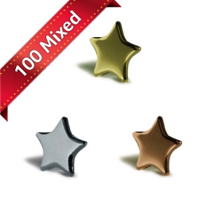 Gold Star Badge School Rewards