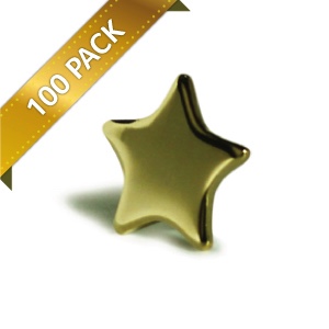 Gold Star Badge School Rewards